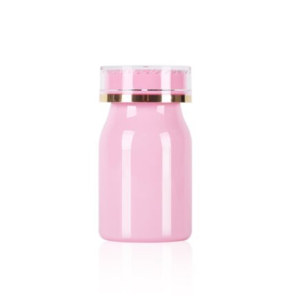 glossy color double layer PP plastic medical bottle screw cap supplement nutrition product/ food grade
